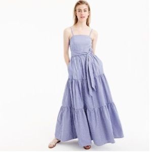 J.Crew Tiered Maxi Dress 💙 (summer 2017)